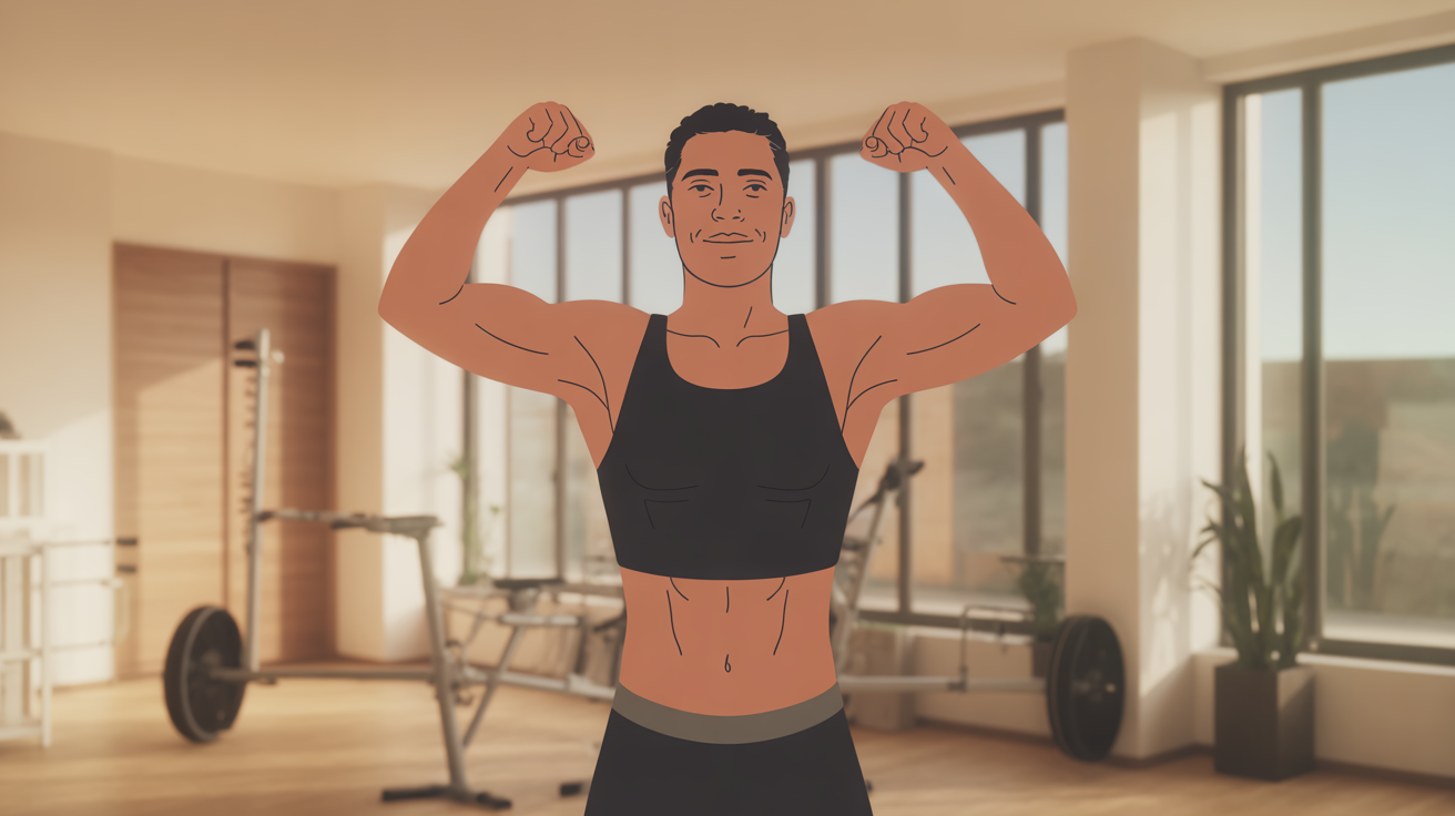 Musculation puis cardio, énergie et progression illustrées