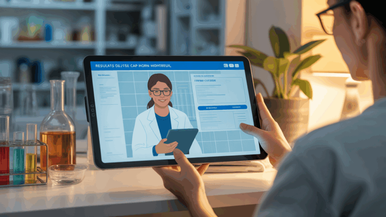 Illustration laboratoire Cap Horn Montreuil et résultats analyses