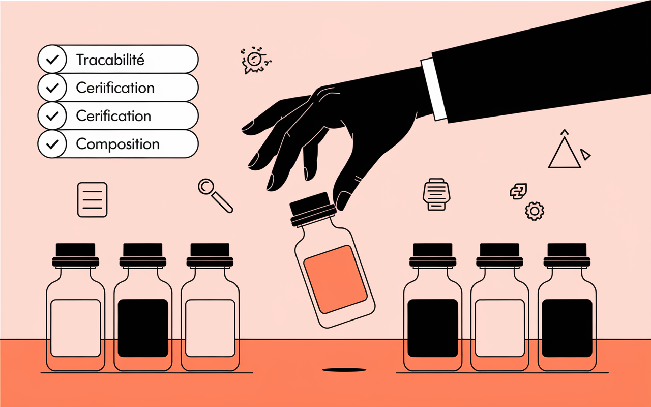 sélection flacon compléments alimentaires 2025 critères traçabilité