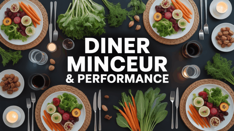 table diner minceur performance assiette équilibrée soir