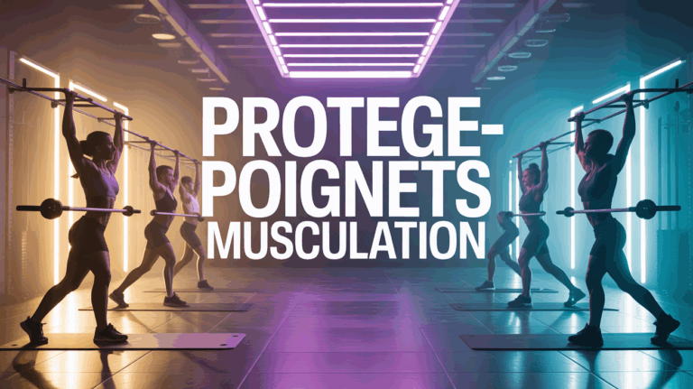 protege-poignets musculation en salle, sportifs avec bandes