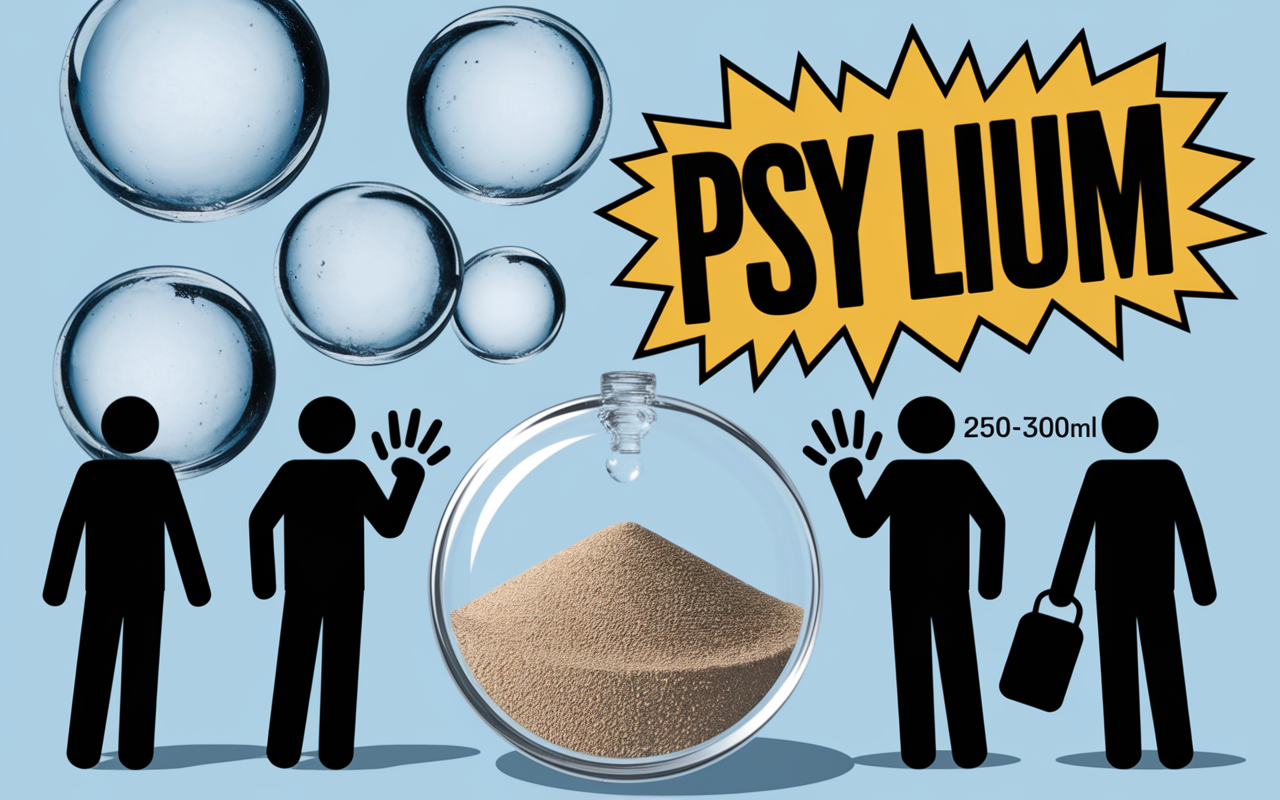 scenette psyllium effets secondaires risques hydratation