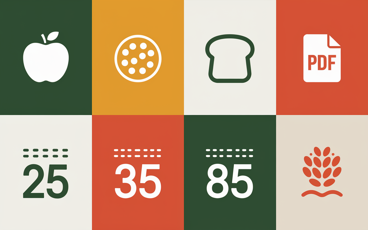 Tableau index glycémique codes couleur aliments PDF