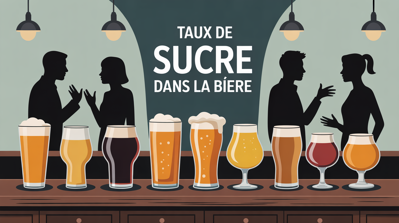 scene comptoir biere styles variés taux de sucre