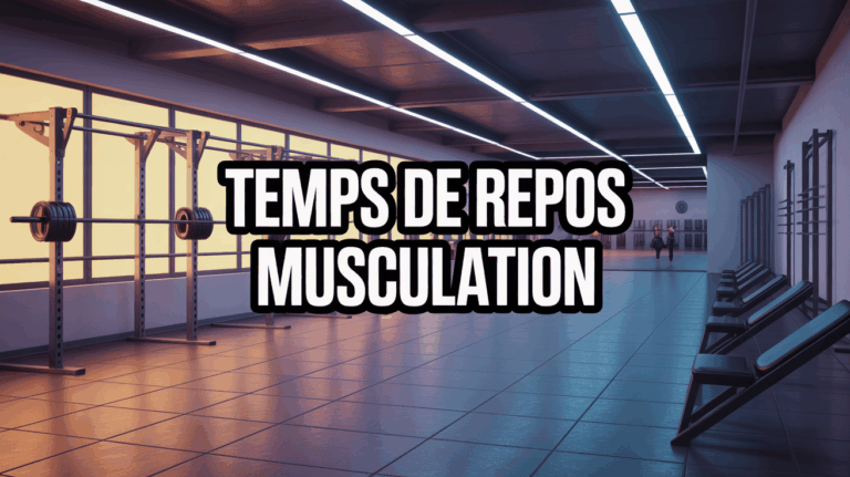 salle musculation optimisation performance temps de repos haltères banc