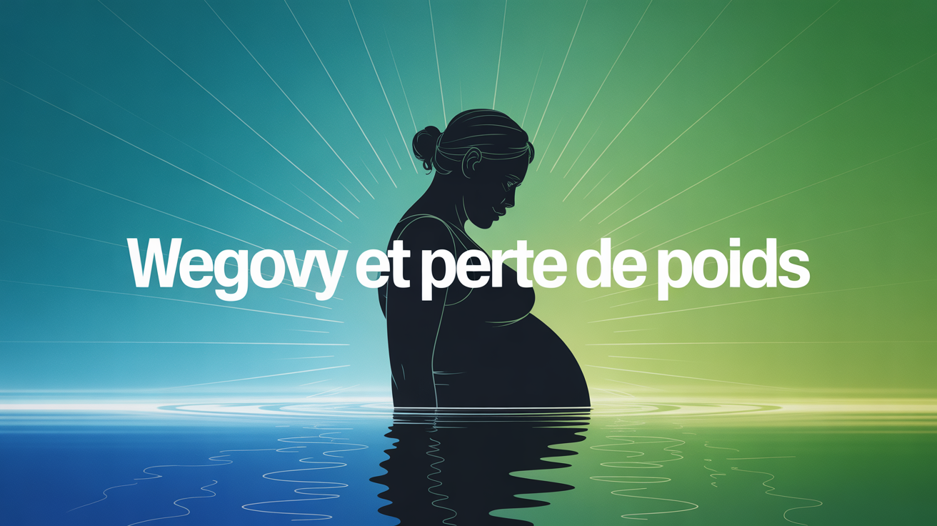 Wegovy et perte de poids illustration balance