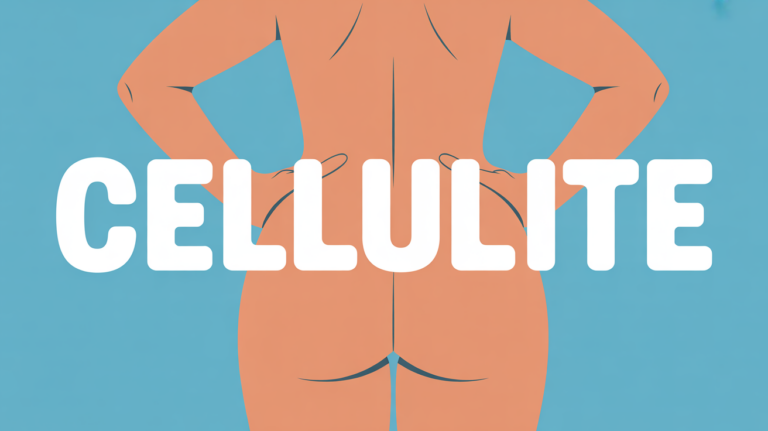 Illustration silhouette femme cuisses fesses cellulite mot clé grand format