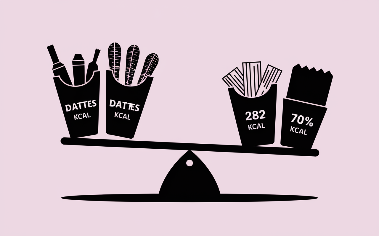 balance dattes fraiches sechees calories chips