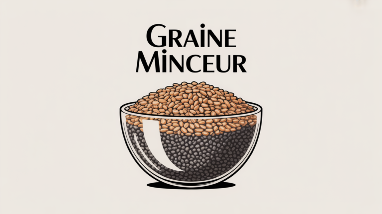 Bol de graines minceur chia lin tournesol sésame vu du dessus