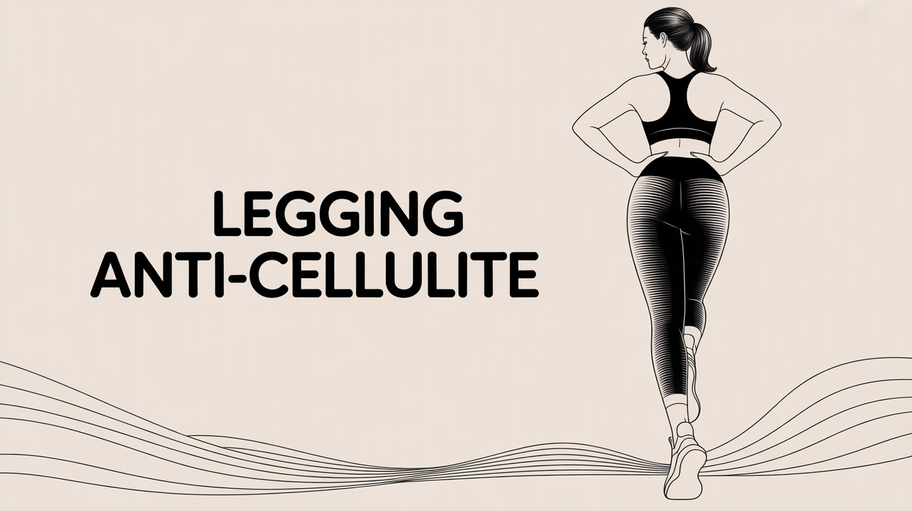 Silhouette en legging anti cellulite posture dynamique