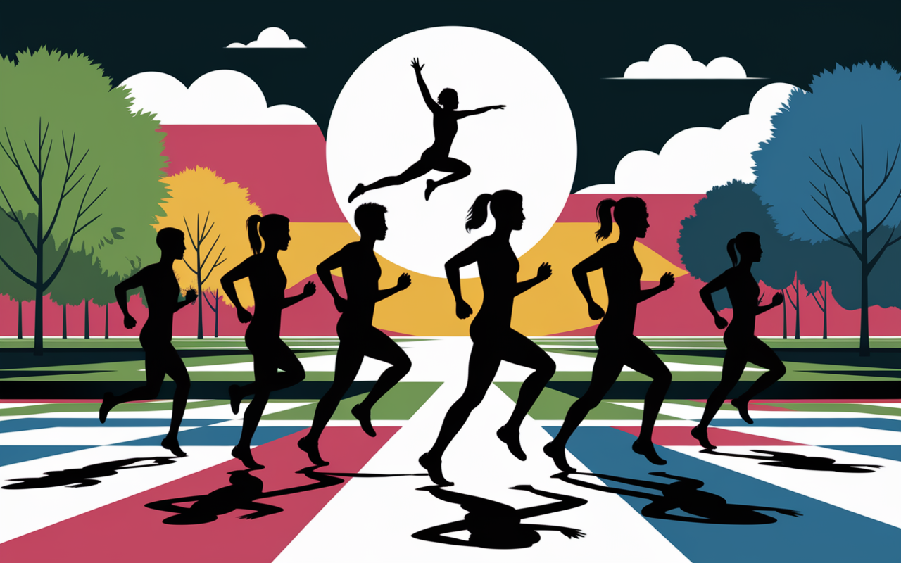 Routine sportive perdre 5 kilos en 1 mois silhouettes en action