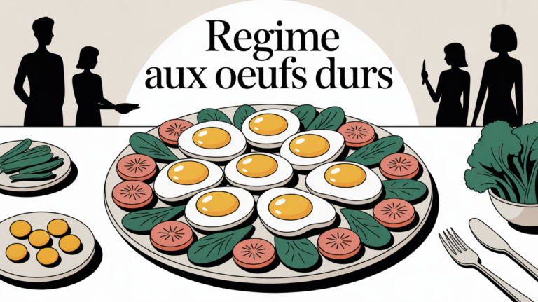 Assiette oeufs durs pamplemousse legumes balance regime oeufs durs