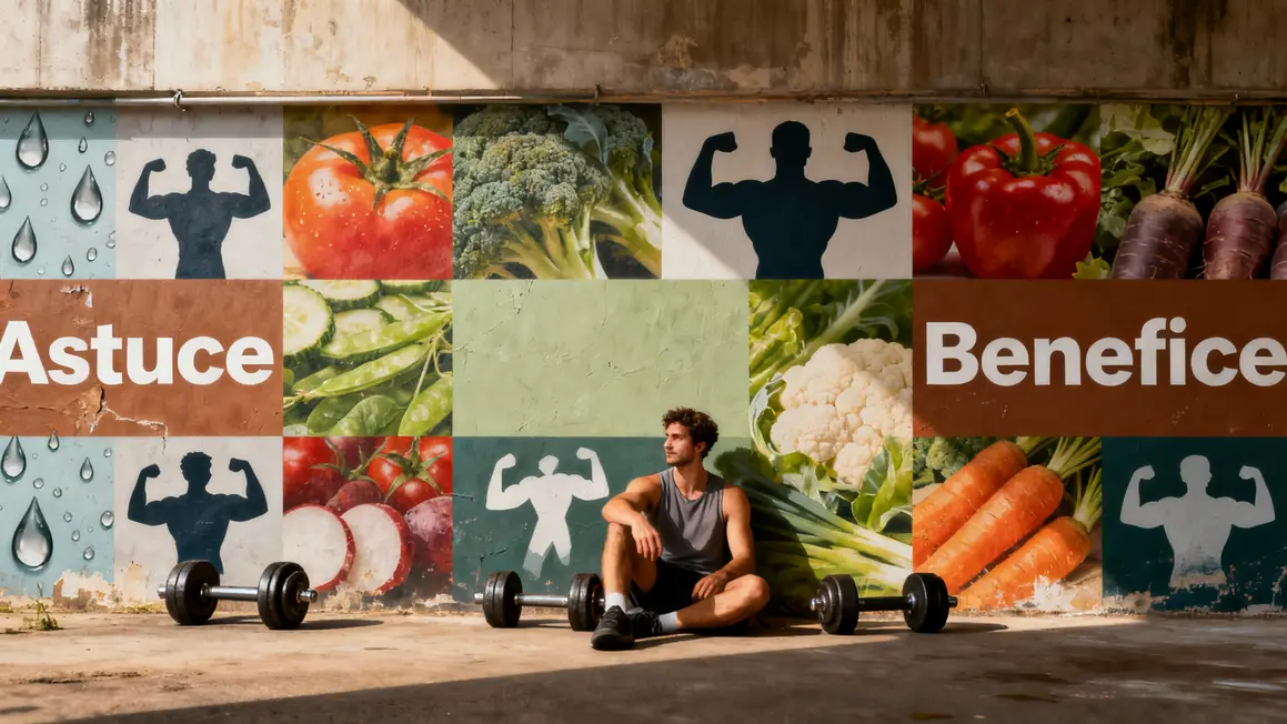Tableau astuces perte de masse grasse et bénéfices musculation