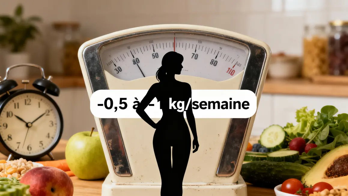 bases perte de poids déficit calorique femme