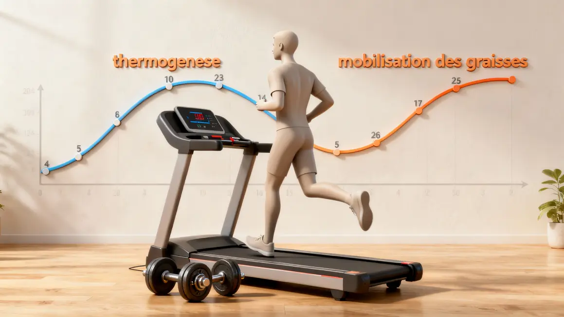 graphique thermogenèse et mobilisation graisses Fitsmart Fat Burner
