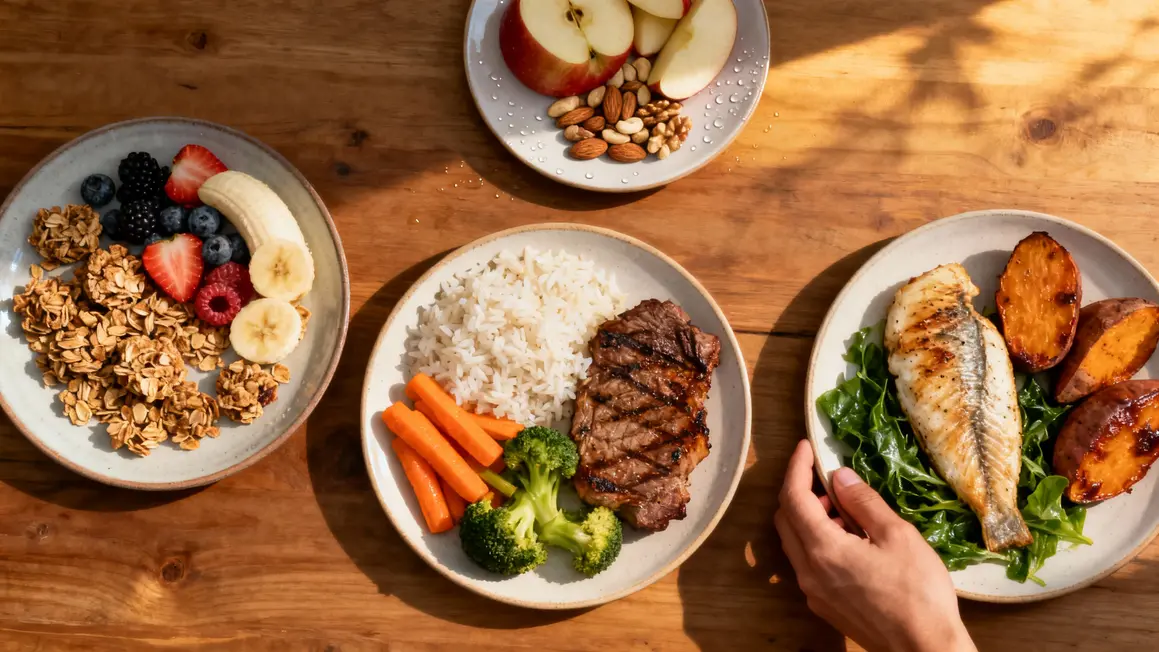Exemples d’assiettes équilibrées perte de poids 5 kilos