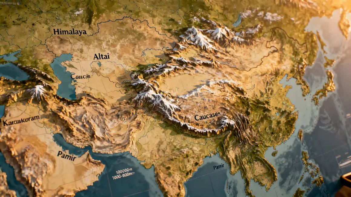 carte origines shilajit Himalaya Altai Caucase