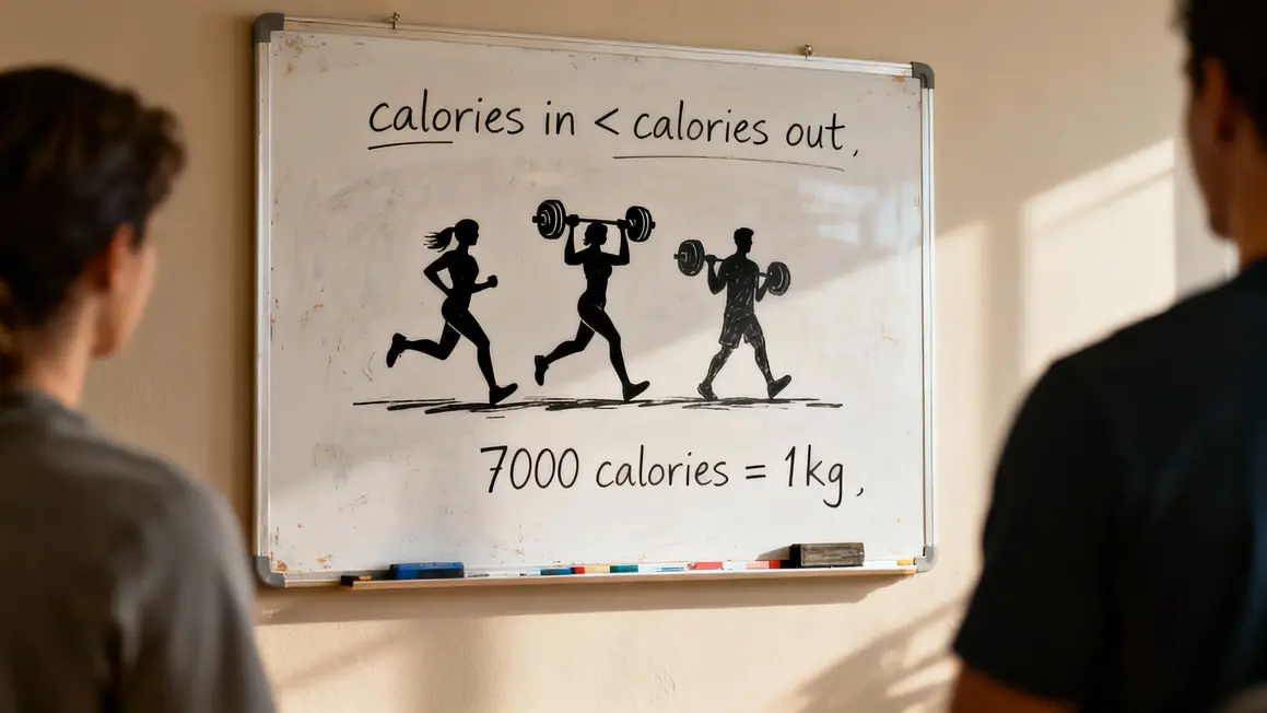Déficit calorique perdre 5 kilos schéma fitness