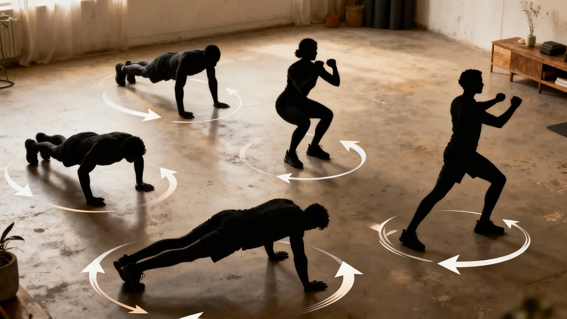 WOD poids de corps variantes exercices au sol