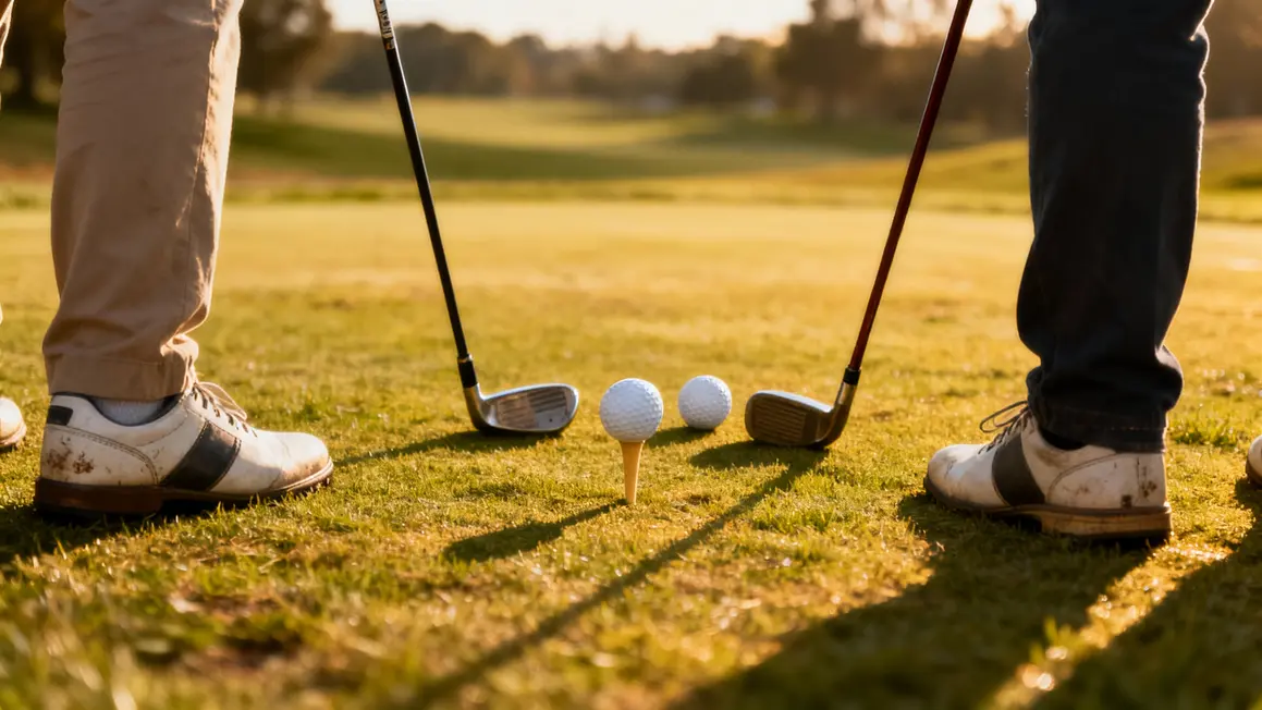 Debut trou greensome, binome golf, coordination et strategie