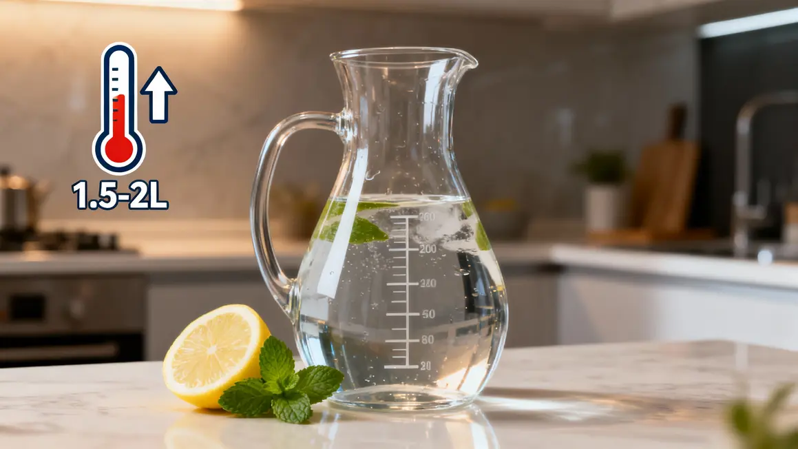 Gourde perte de poids rapide et durable eau citron 1.5-2L