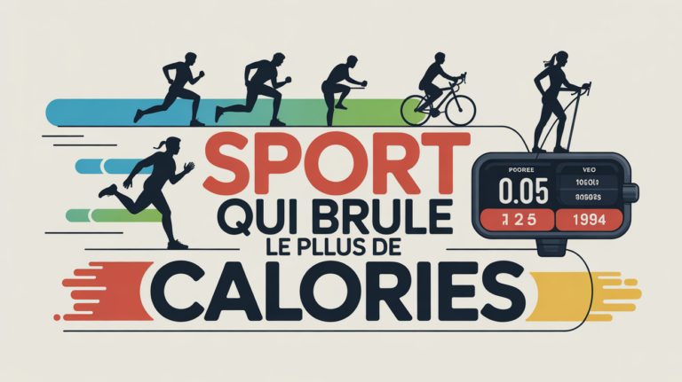 infographie quel sport brule le plus de calories silhouettes sport dynamique