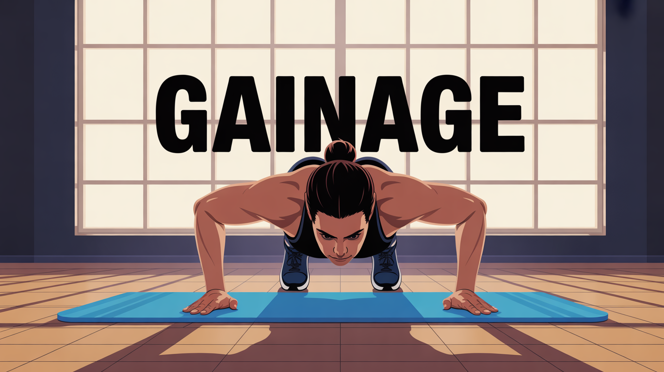 5 min de gainage par jour resultat silhouette planche tapis