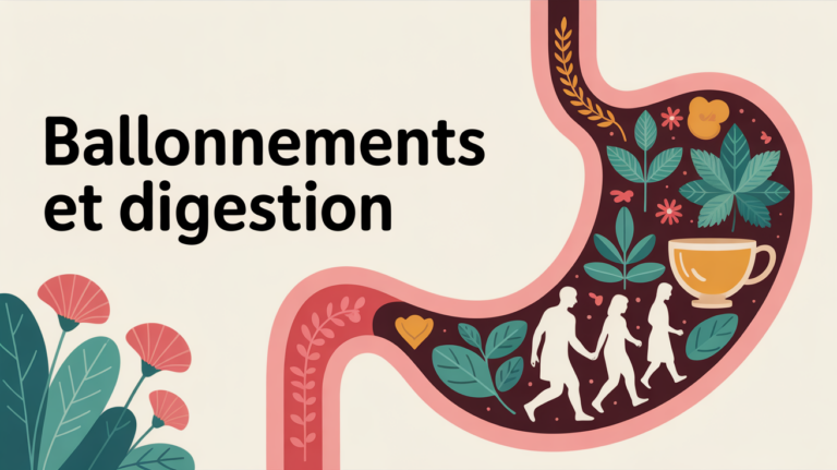 Aide pour la digestion illustration ventre apaisé
