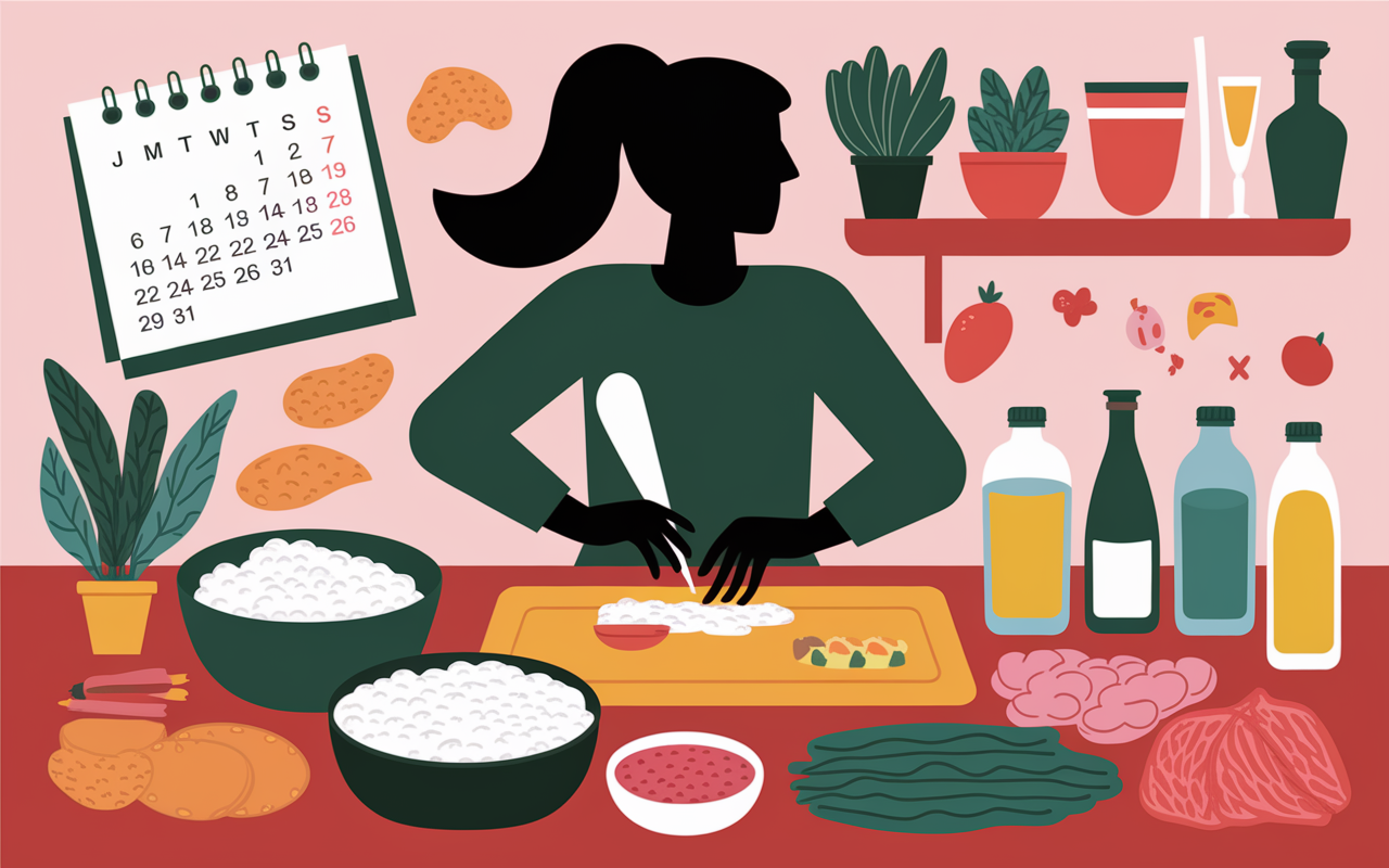 calendrier préparation marathon et repas énergétiques