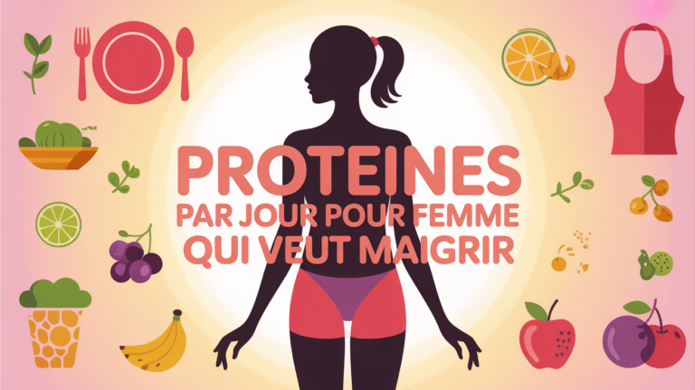 combien de proteine par jour pour une femme pour maigrir silhouette nutrition
