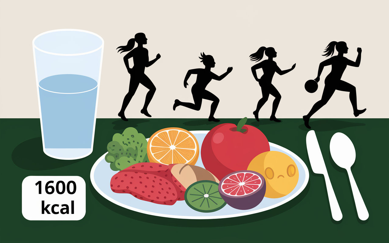 assiette etre en deficit calorique conseils calories