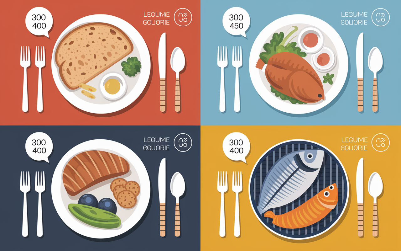 Grille repas 1500 calories par jour