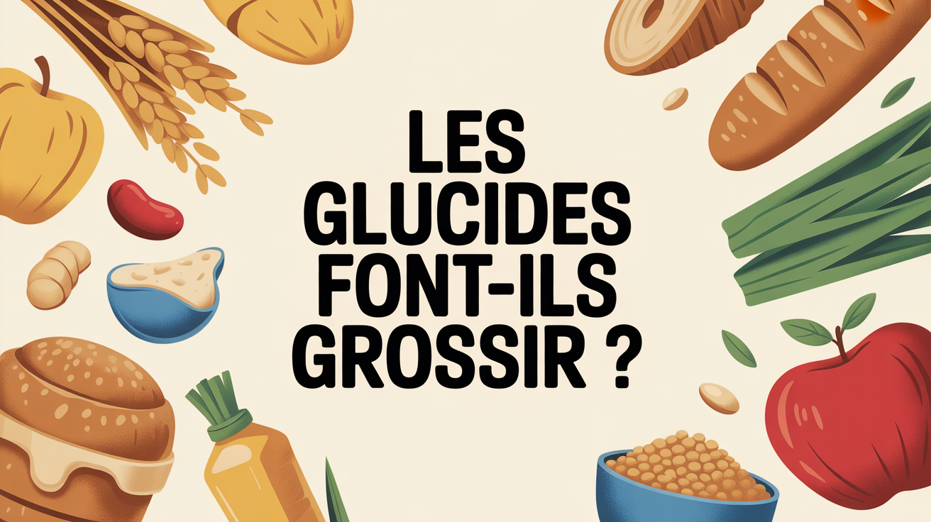 illustration balance aliments glucidiques les glucides font grossir