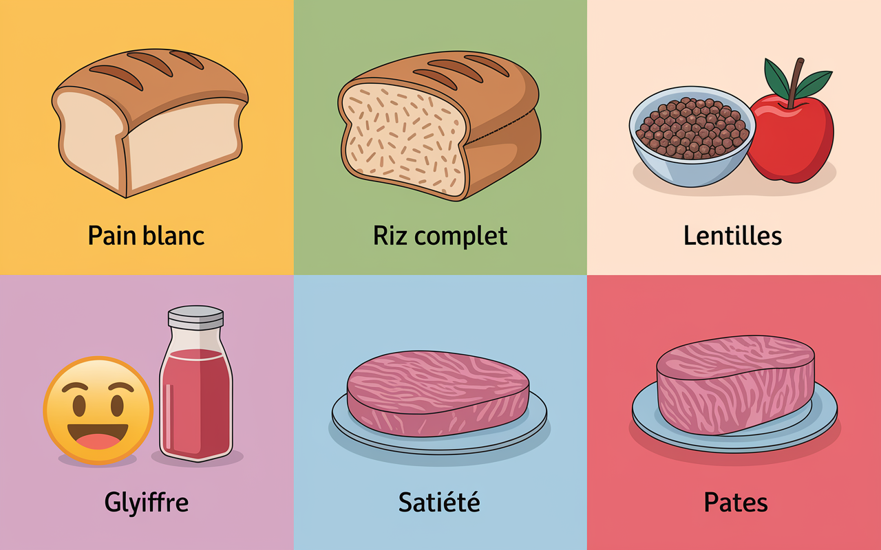 tableau aliments indice glycémique les glucides font grossir