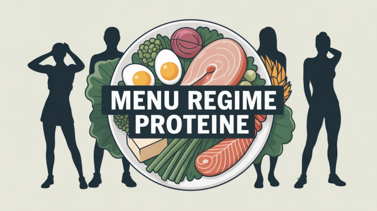 menu regime proteine 2 semaines assiette sportive filet poulet poisson