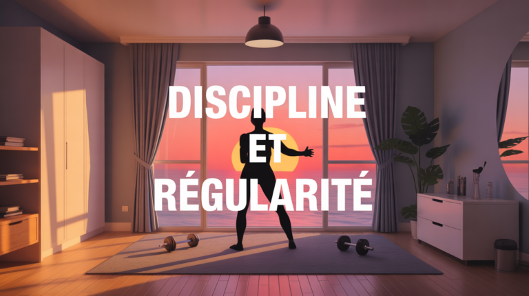 musculation le matin silhouette chambre discipline