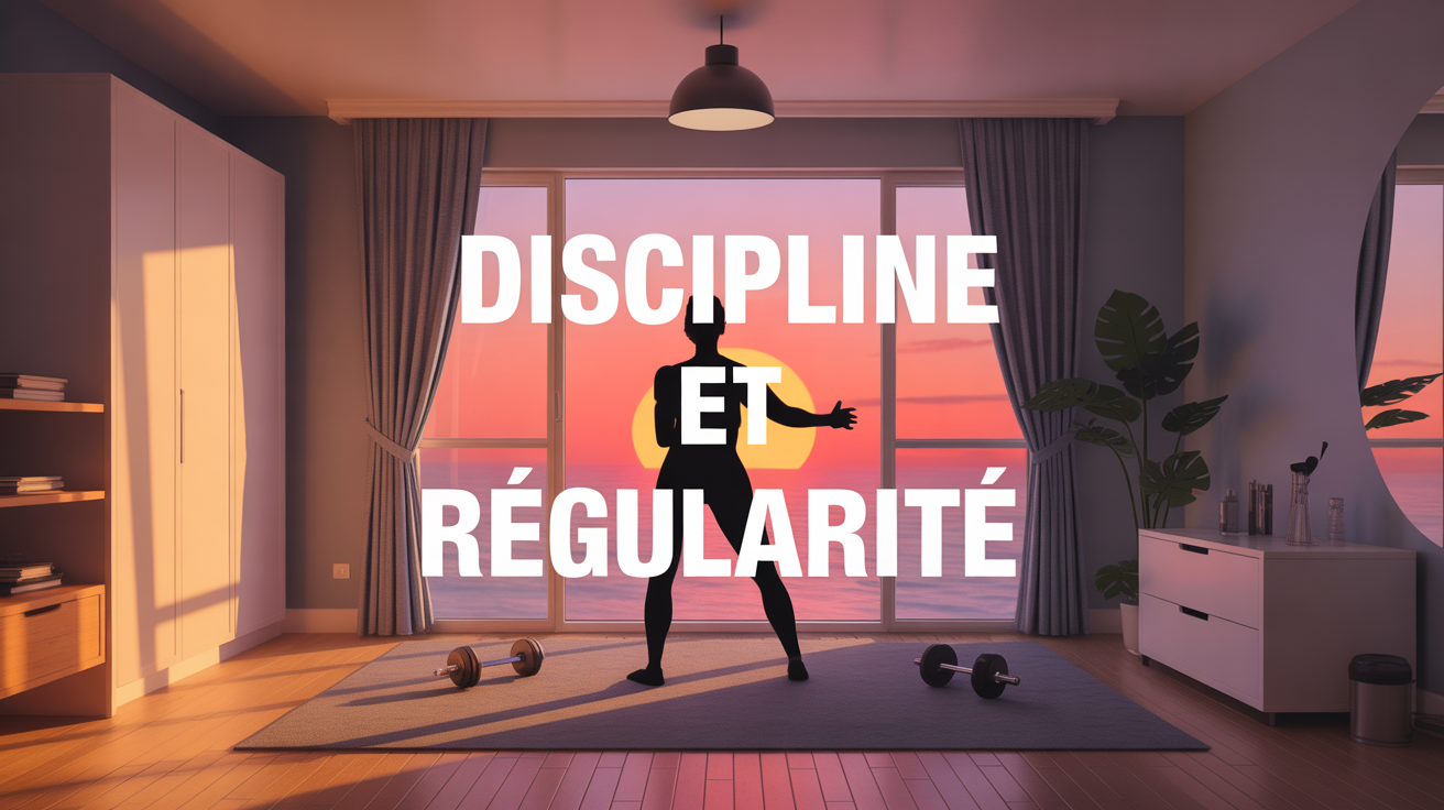 musculation le matin silhouette chambre discipline