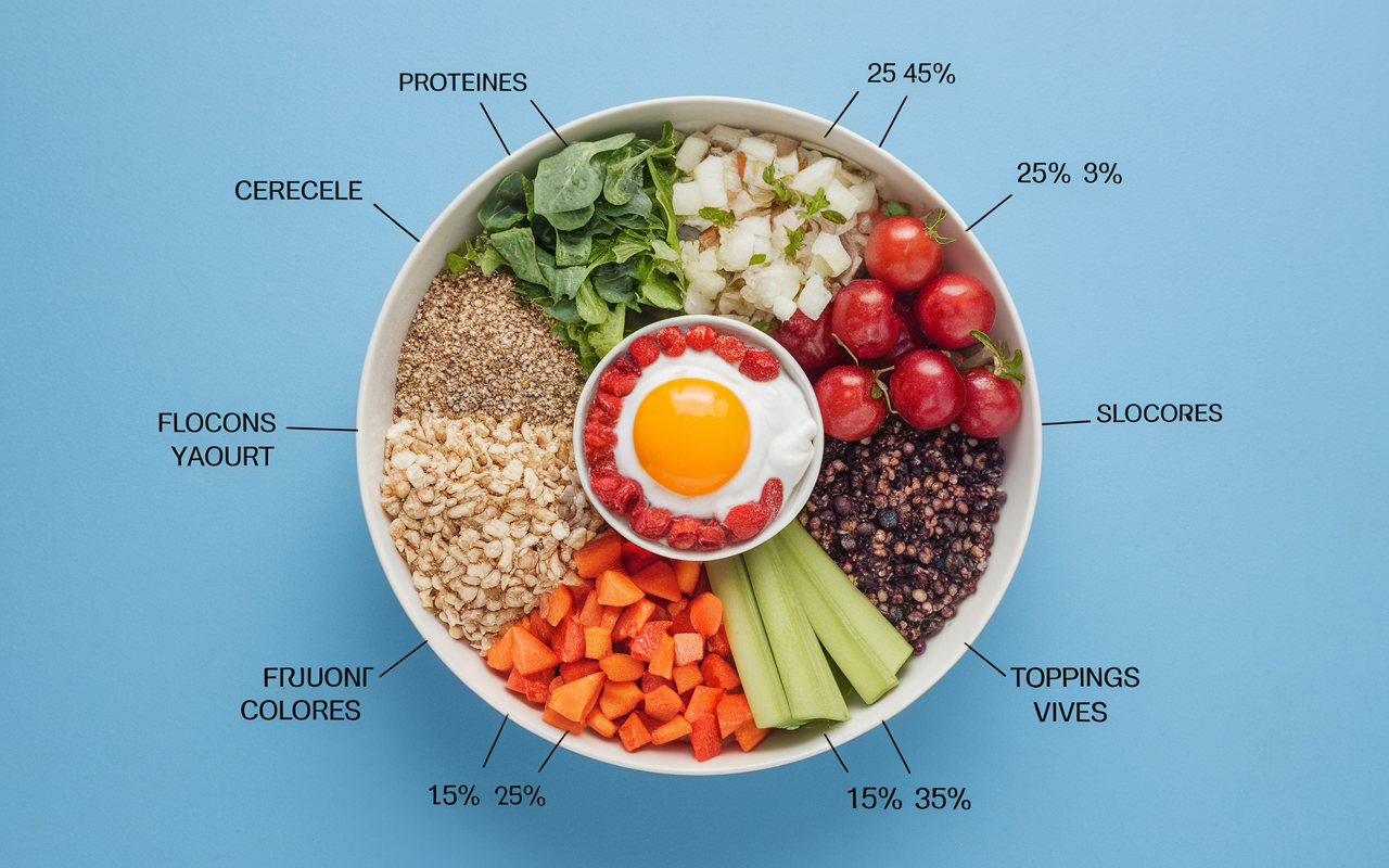 power bowl petit dej équilibré recette