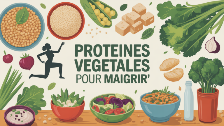 Grande assiette saine de proteines vegetales pour maigrir