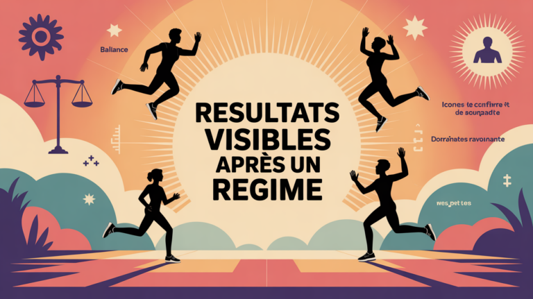 Silhouettes motivantes avant et apres un regime