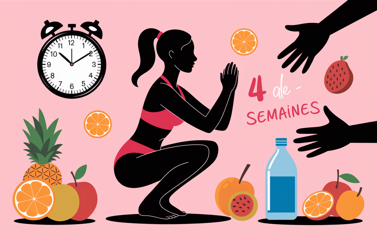 perdre cellulite des cuisses squat fruits massage