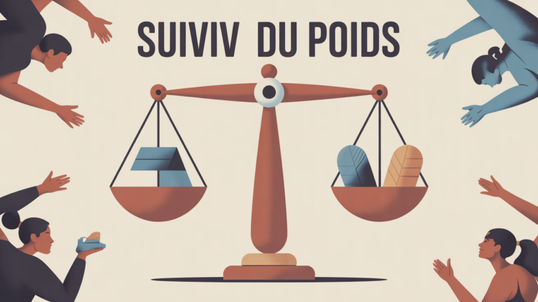graphique se peser tous les jours balance