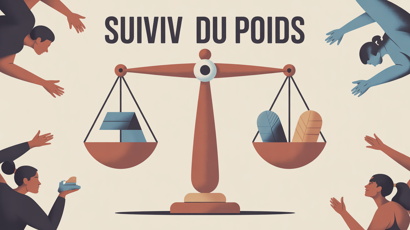 graphique se peser tous les jours balance