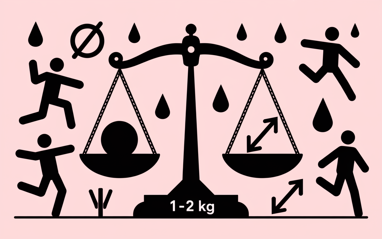 variations se peser tous les jours balance