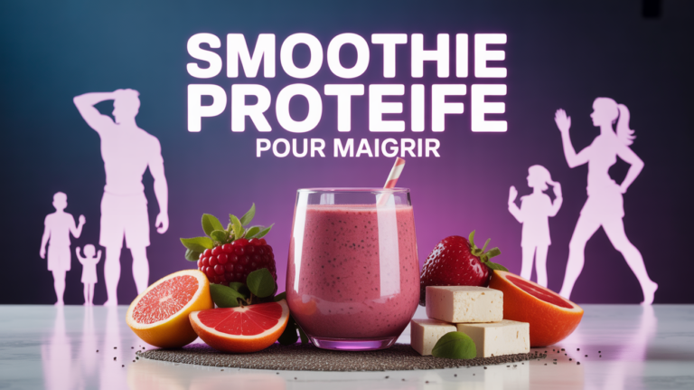 smoothie proteine pour maigrir avec fruits rouges