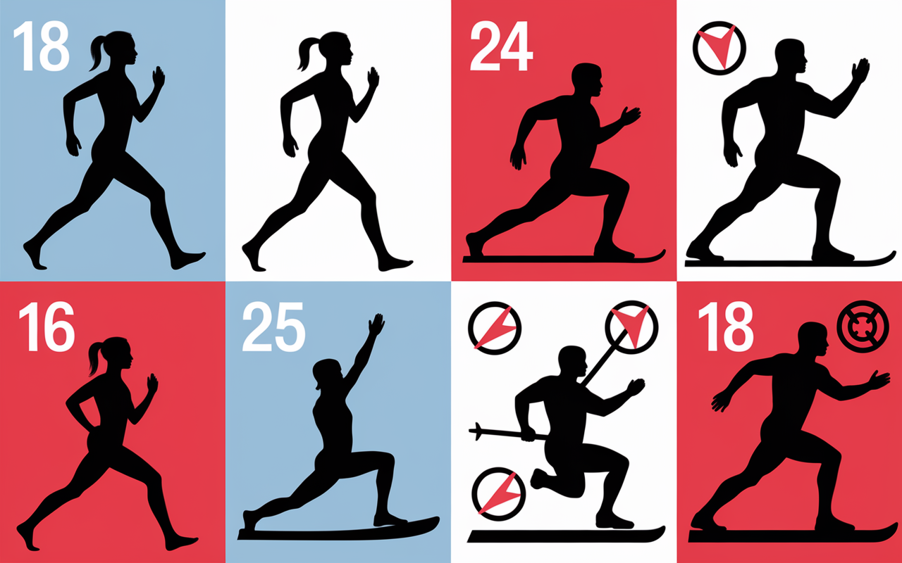 Tableau sport grossesse 1er trimestre sports autorisés et interdits