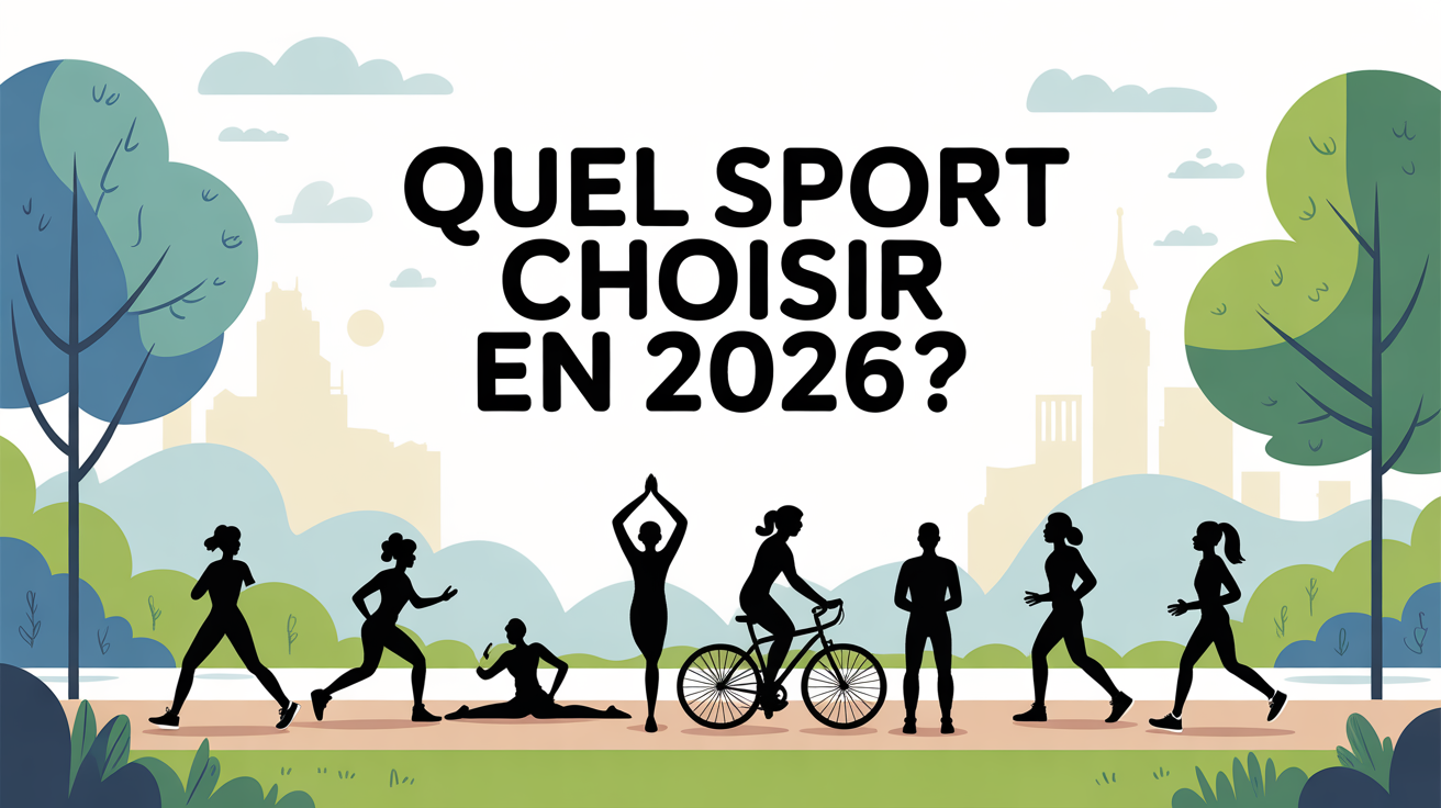 illustration silhouettes divers sport que faire 2026