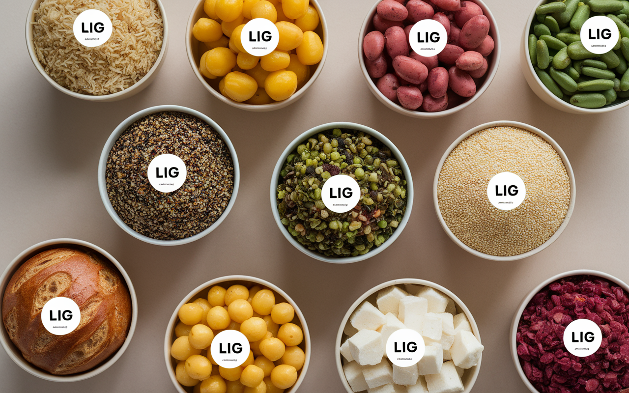 Aliments IG bas bons glucides pour maigrir
