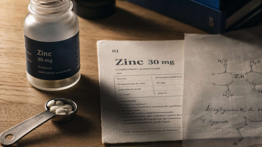 30 mg de zinc par jour : dosage thérapeutique ou risque de surdosage