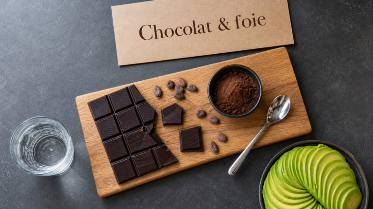 Bienfaits du chocolat noir sur le foie : 3 carrés quotidiens de chocolat 85%